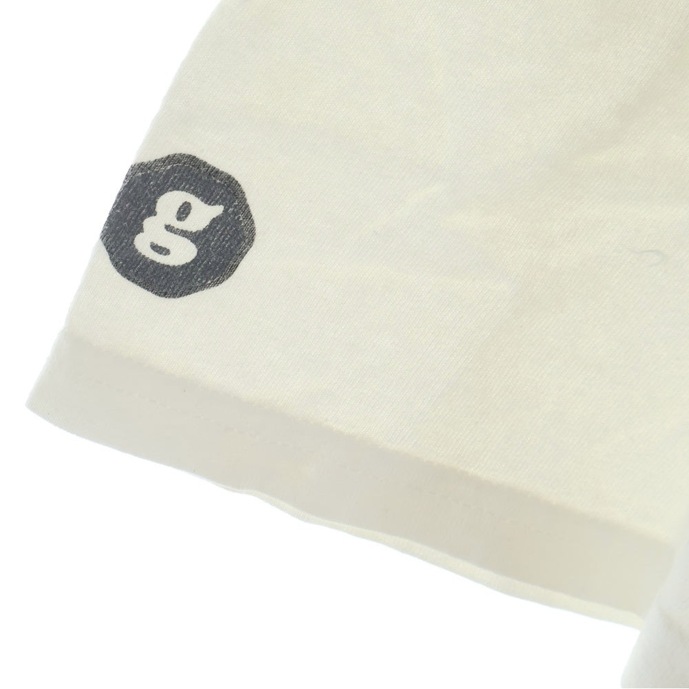 GOODENOUGH(グッドイナフ) 90s 1998 初期 USA製 アヒル ダックプリント クルーネック 半袖Tシャツ カットソー ホワイト