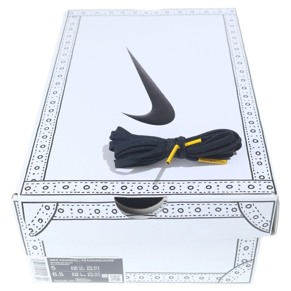 NIKE(ナイキ) ×PEACEMINUSONE KWONDO 1 ピースマイナスワン クウォンド ローカットスニーカー ブラック/ホワイト US5/23.5cm DH2482-101 レディース