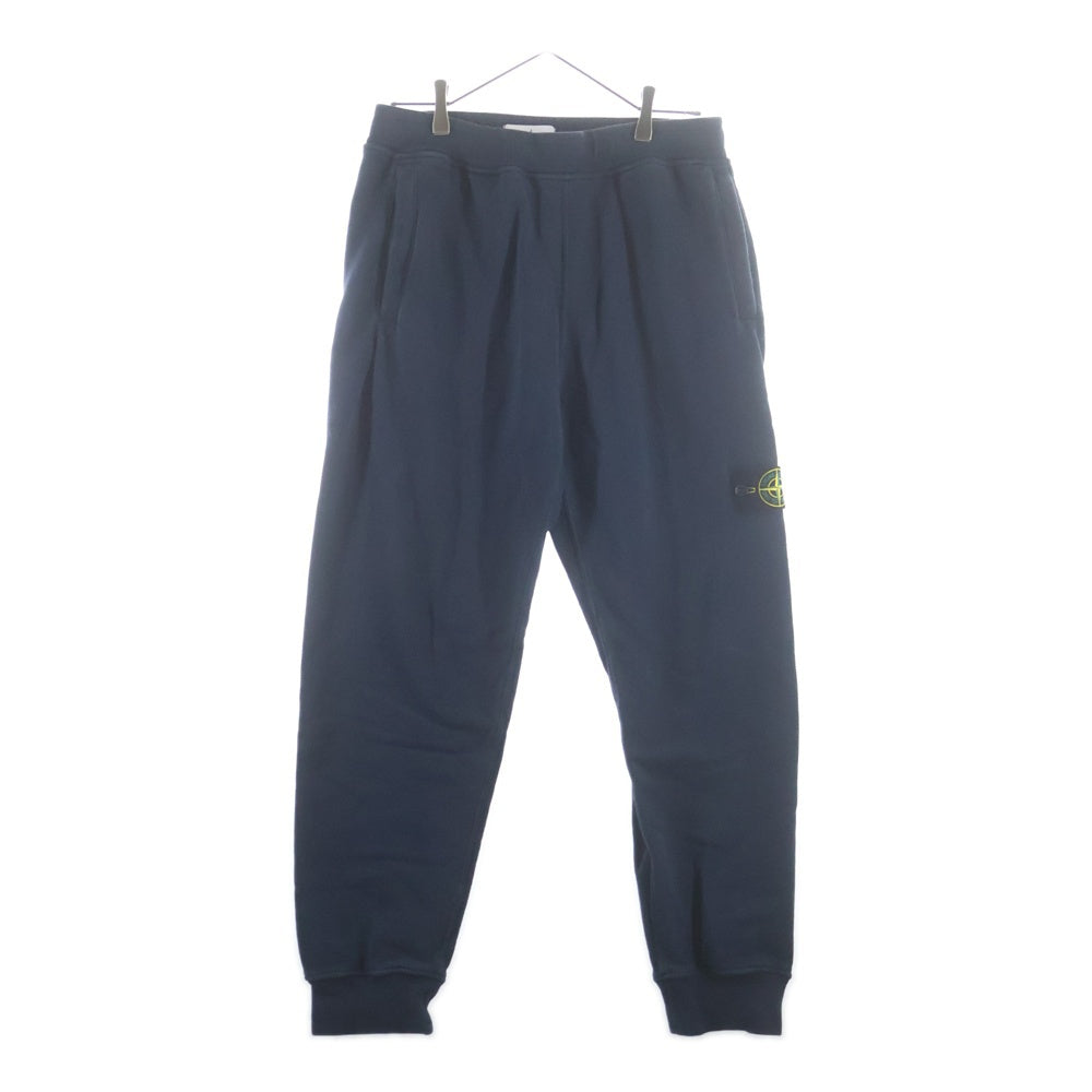 STONE ISLAND(ストーンアイランド) 24AW Sweatshirt ロゴ ワッペン ブラッシュド スウェットパンツ ブラック 811560920