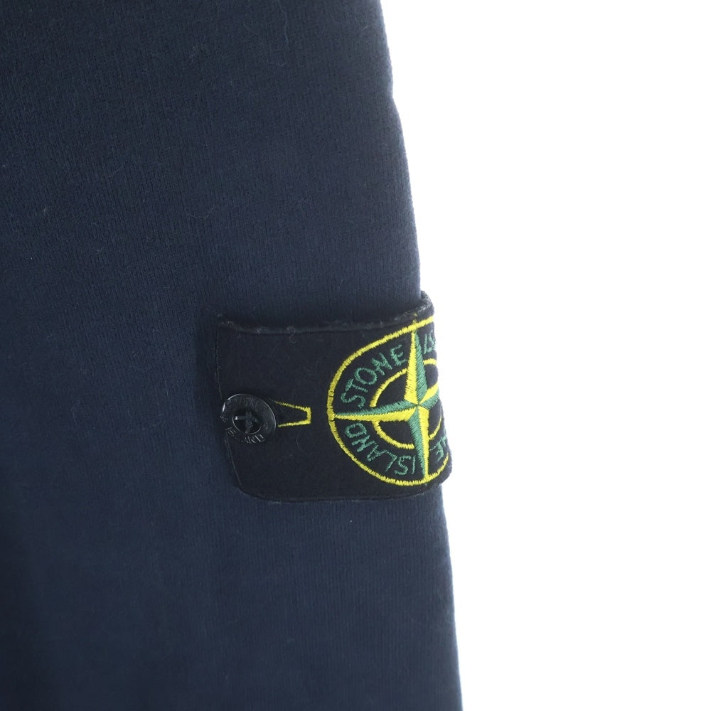 STONE ISLAND(ストーンアイランド) 24AW Sweatshirt ロゴ ワッペン ブラッシュド スウェットパンツ ブラック 811560920