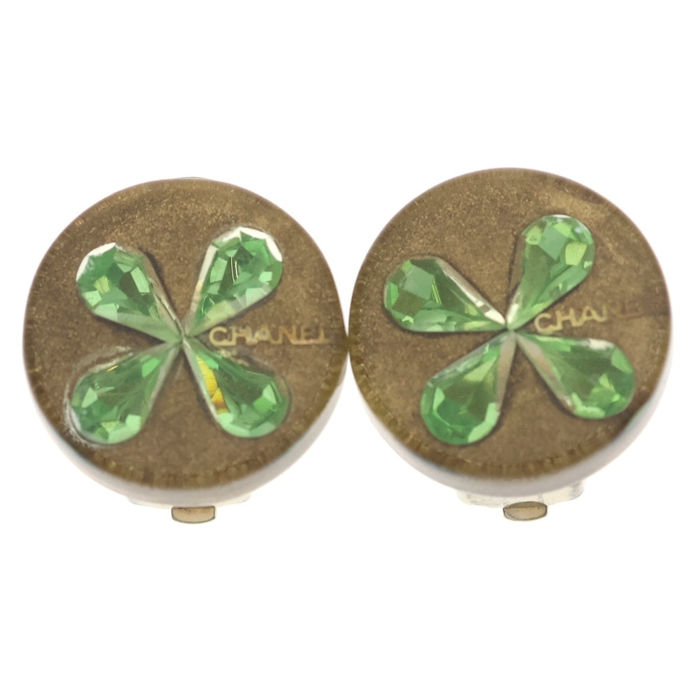 CHANEL(シャネル) クローバー ロゴ イヤリング ピアス ゴールド レディース
