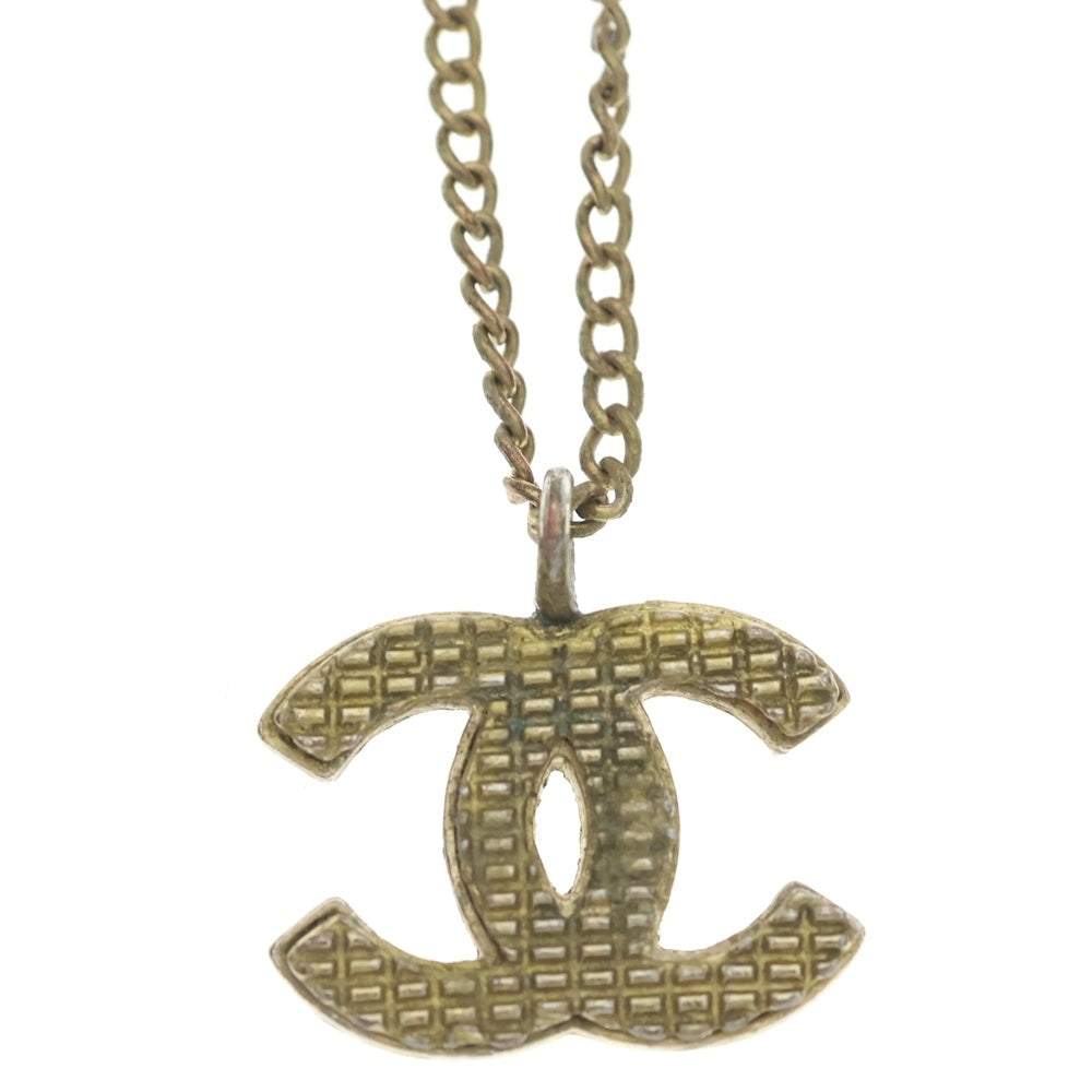 CHANEL(シャネル) ココマーク ロゴ ネックレス ゴールド レディース