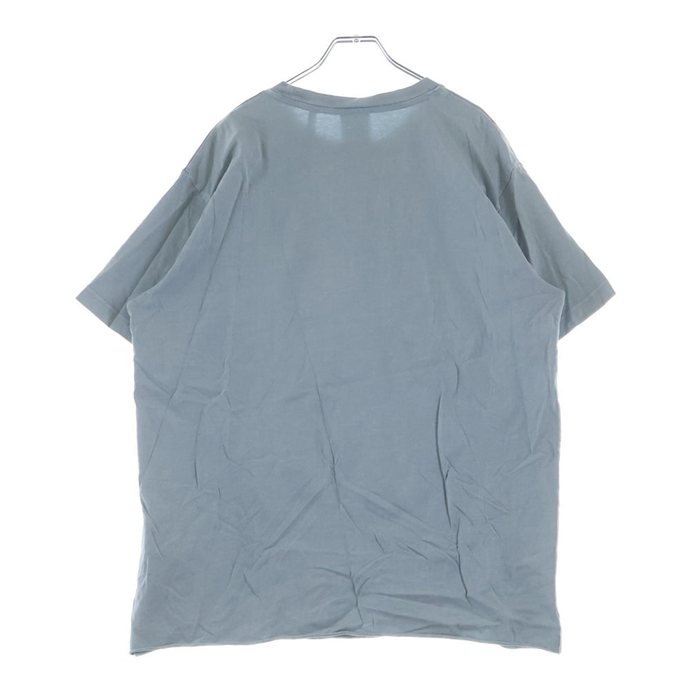 KITH(キス) 21SS ×RUSSELATHLETIC LAX TEE ラッセルアスレチック フロントロゴエンブロイダリー クルーネック 半袖Tシャツ カットソー ブルー 21-071-060-0027-3-0