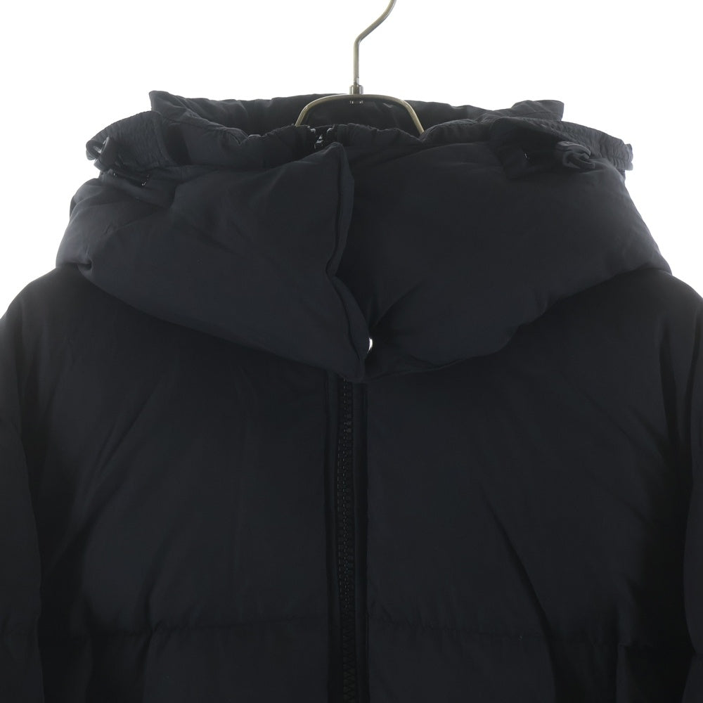 DIESEL(ディーゼル) W-PEYT-SHORT ショートクロップド ジップアップフーディー ダウン ブラック A10578