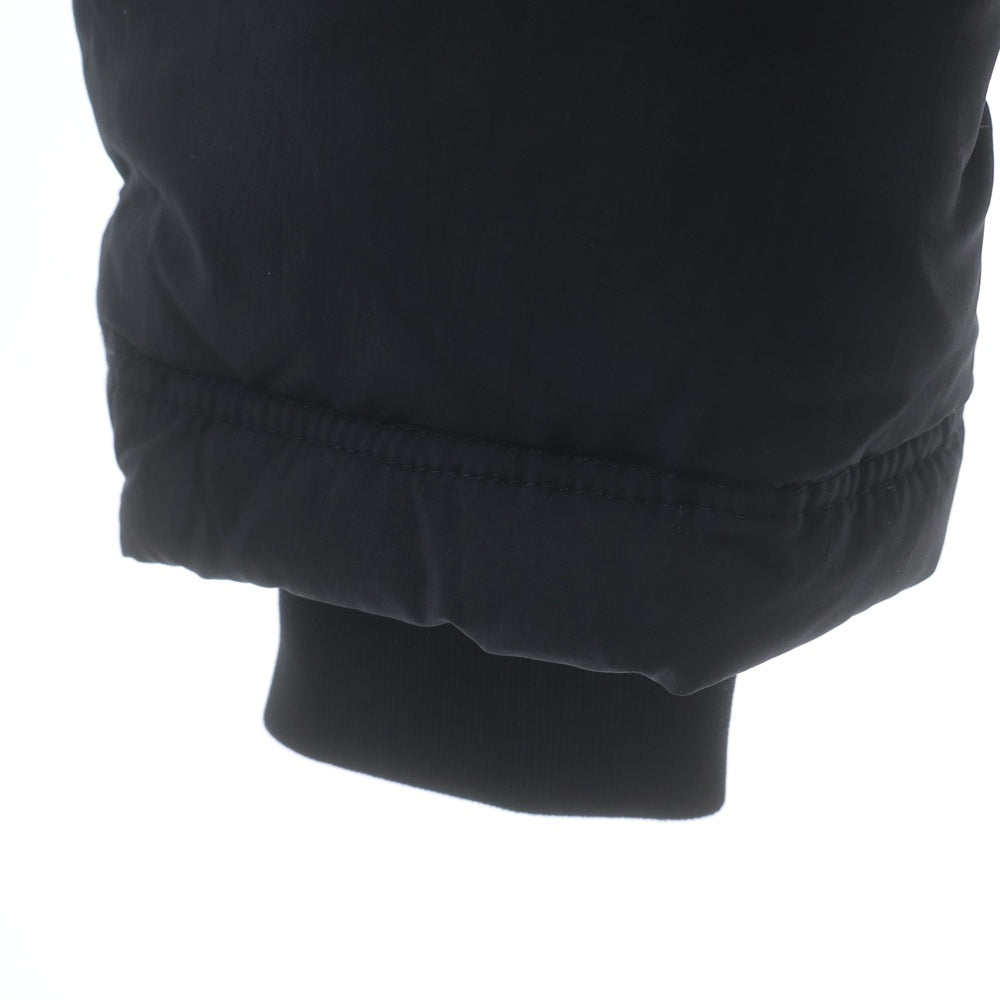 DIESEL(ディーゼル) W-PEYT-SHORT ショートクロップド ジップアップフーディー ダウン ブラック A10578