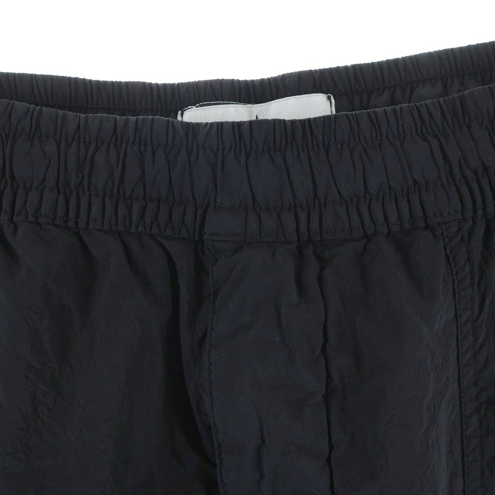 STONE ISLAND(ストーンアイランド) 25SS マルチポケット ロゴワッペン ナイロン カーゴパンツ ブラック K1S153100006 S0019