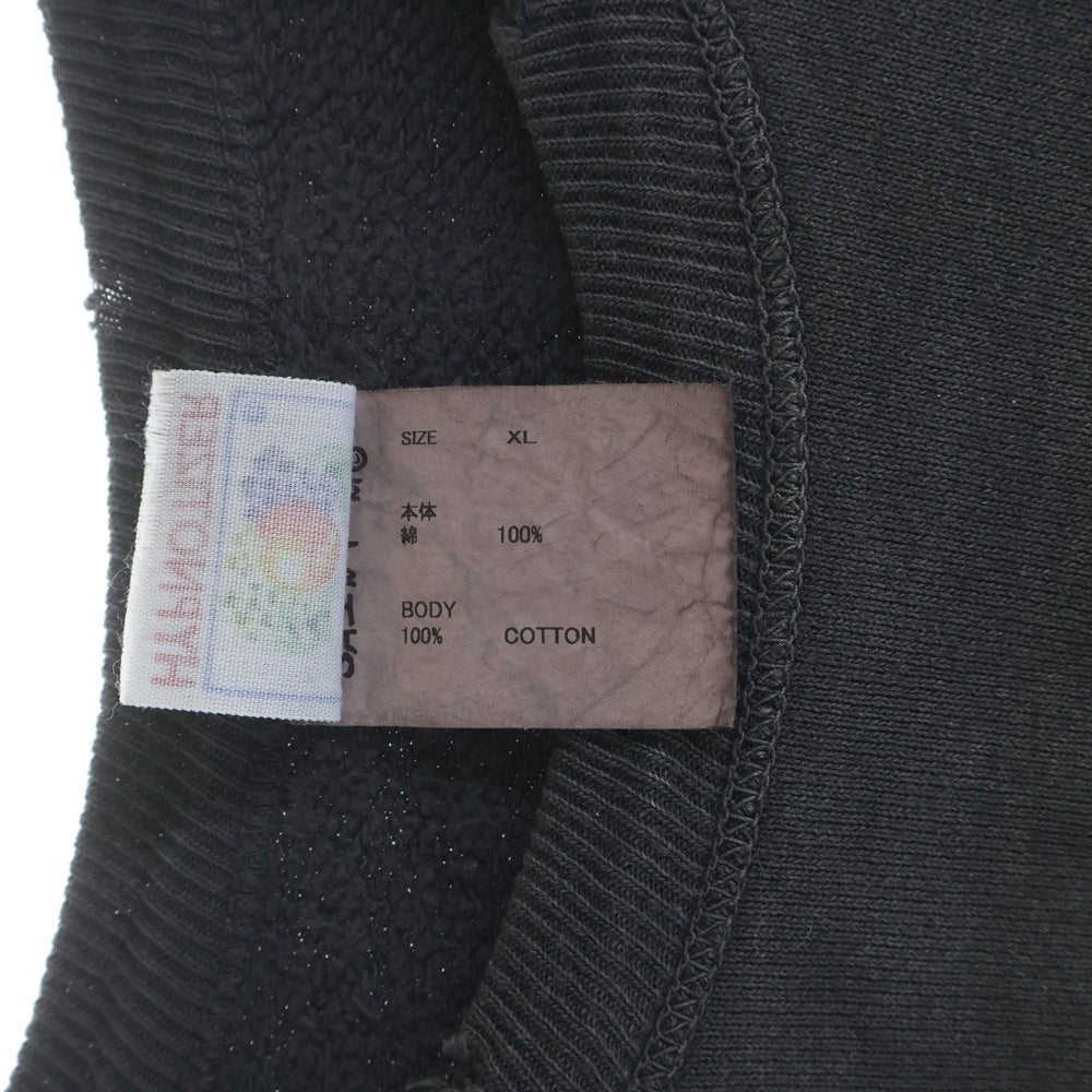 SAINT MICHAEL(セントマイケル) 24AW CREW SWEAT RAINBOW レインボー クルーネックスウェットトレーナー ブラック SM-YS1-0000-030