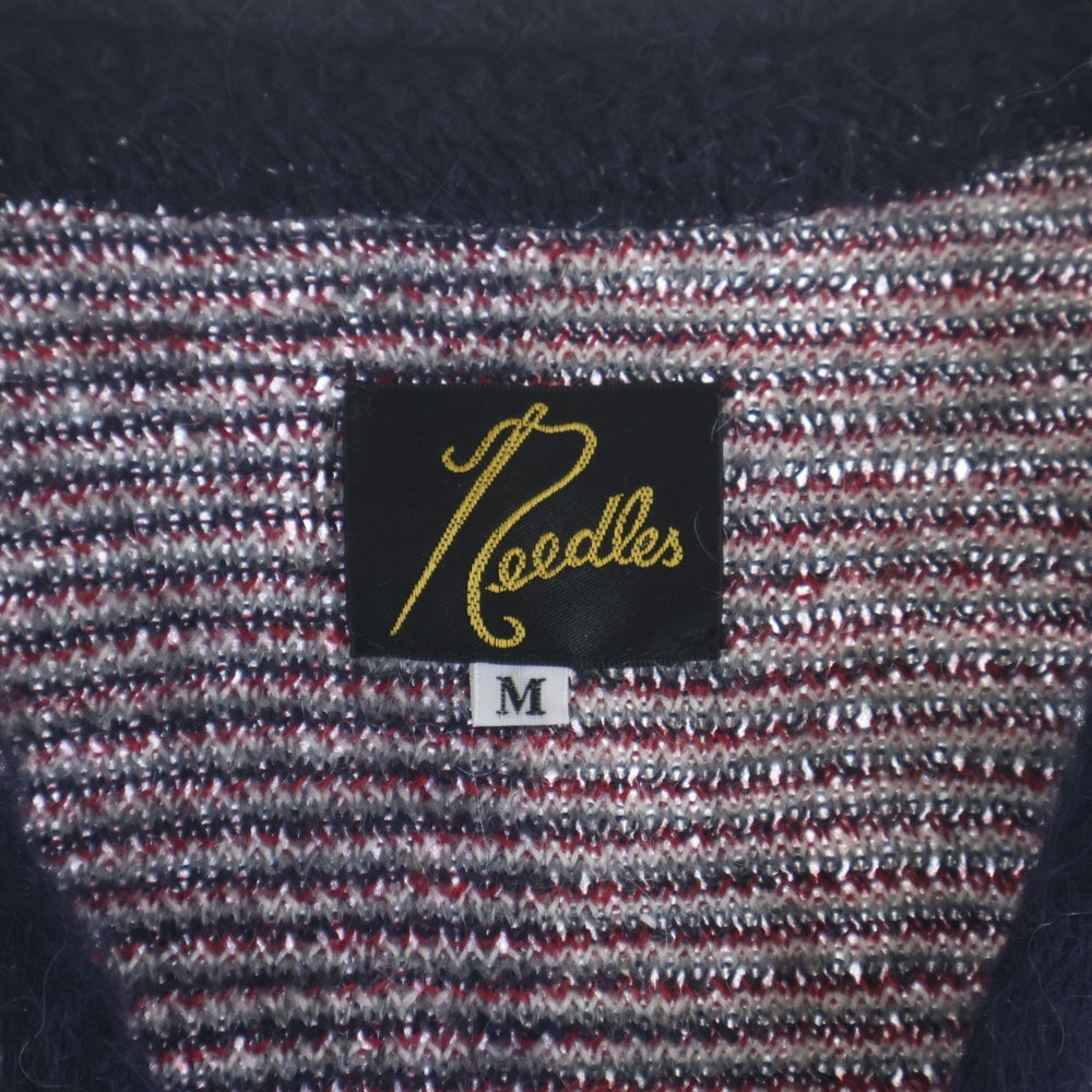 Needles(ニードルス) 22AW MOHIAR PAPILLON CARDIGAN モヘア パピヨン カーディガン グレー LQ275