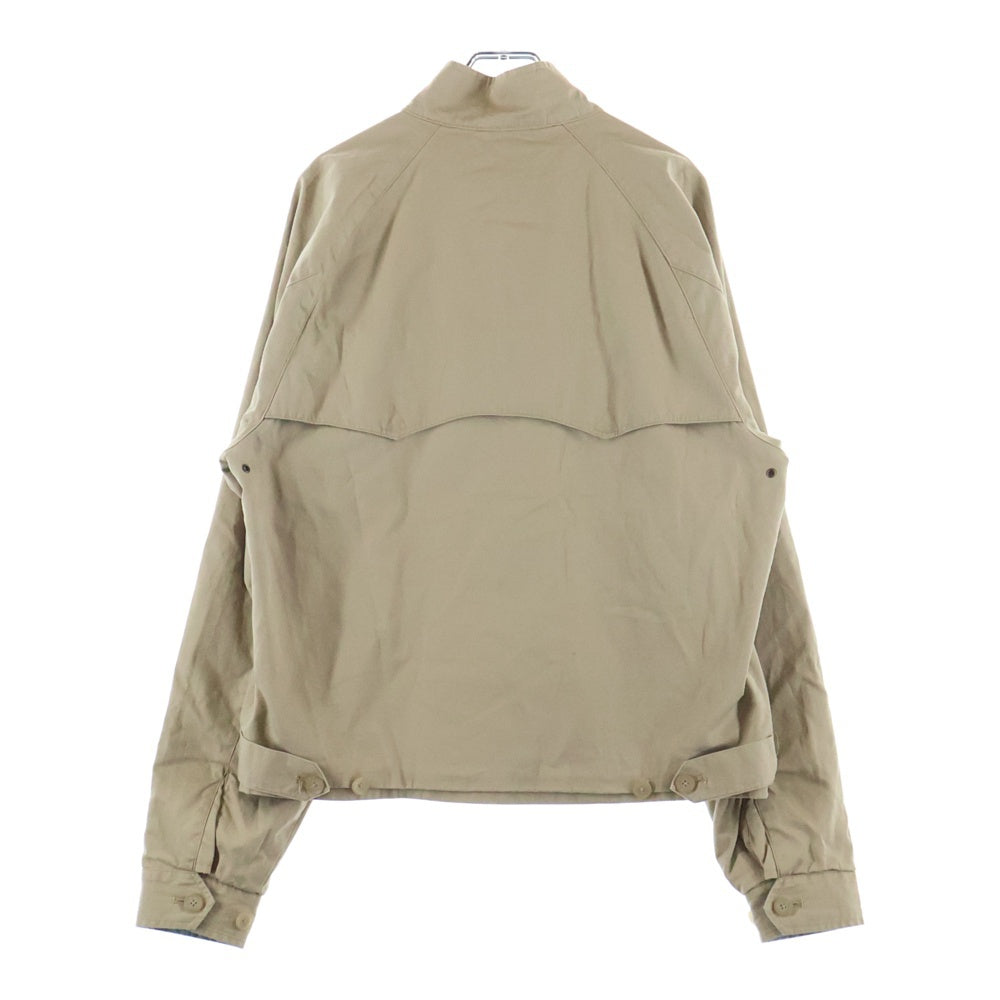 POLO RALPH LAUREN(ポロラルフローレン) 90s reversible Harrington jacket リバーシブル マドラスチェック ハリントンジャケット スウィングトップ ベージュ/ブルー