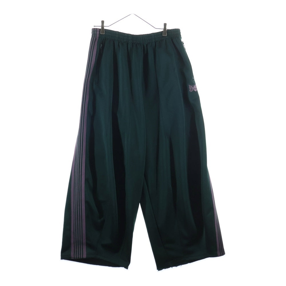 Needles(ニードルス) 25AW H.D.TRACK PANT サイドライン ワイドトラックパンツ グリーン RW320