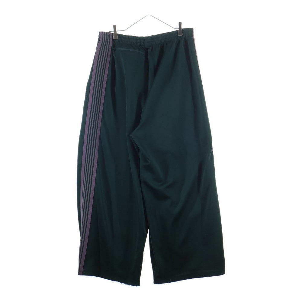 Needles(ニードルス) 25AW H.D.TRACK PANT サイドライン ワイドトラックパンツ グリーン RW320