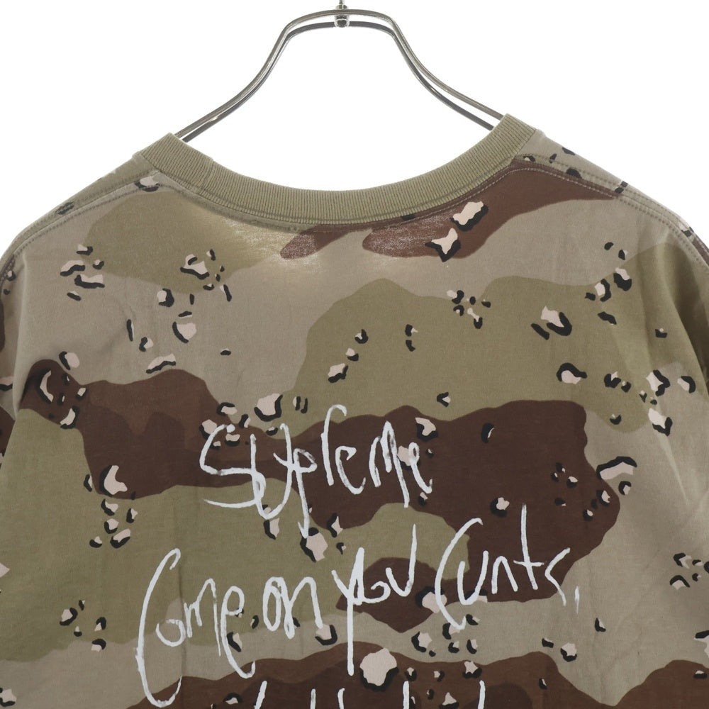 SUPREME(シュプリーム) 25SS Aphex Twin Windowlicker Tee エイフェックス ツイン ウィンドウリッカー フォトプリント カモ柄 クルーネック 半袖Tシャツ カットソー カーキ