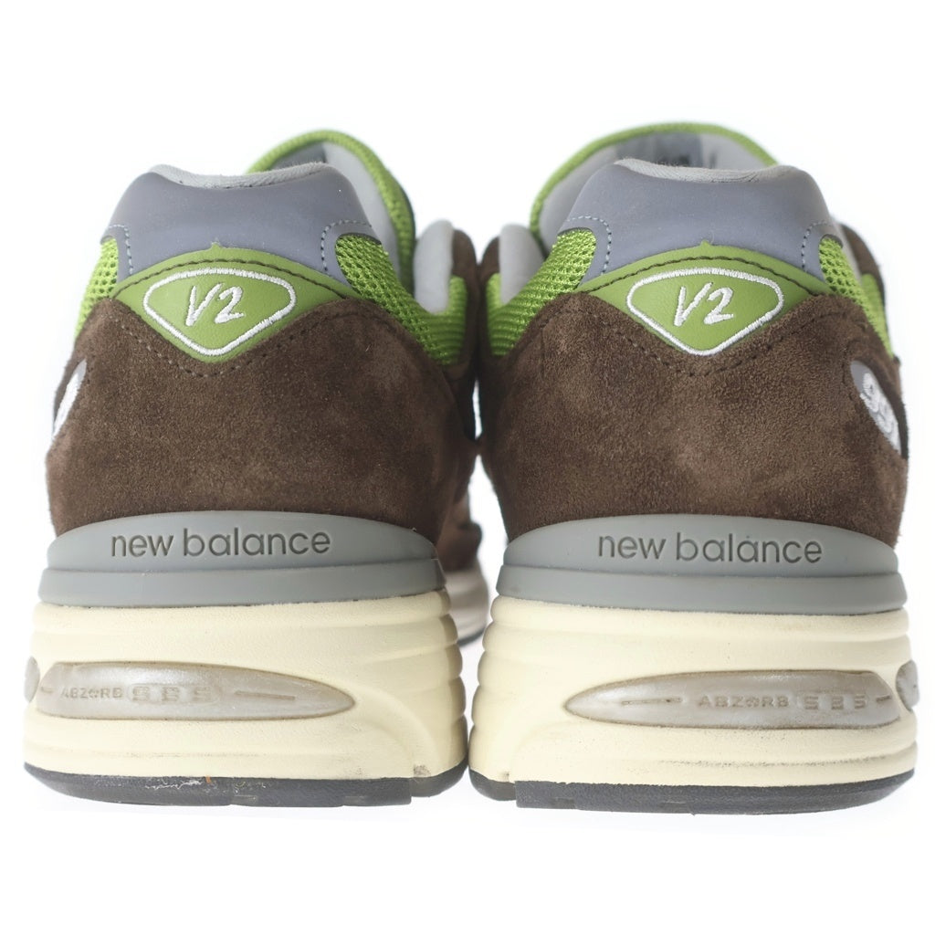 New Balance(ニューバランス) ×KITH×Danielle Cathari 991V2 Reverse Matcha キス ダニエル・カタリ 991V2 リバース抹茶 ローカットスニーカー グリーン/ブラウン US8.5/26.5cm U991CK2