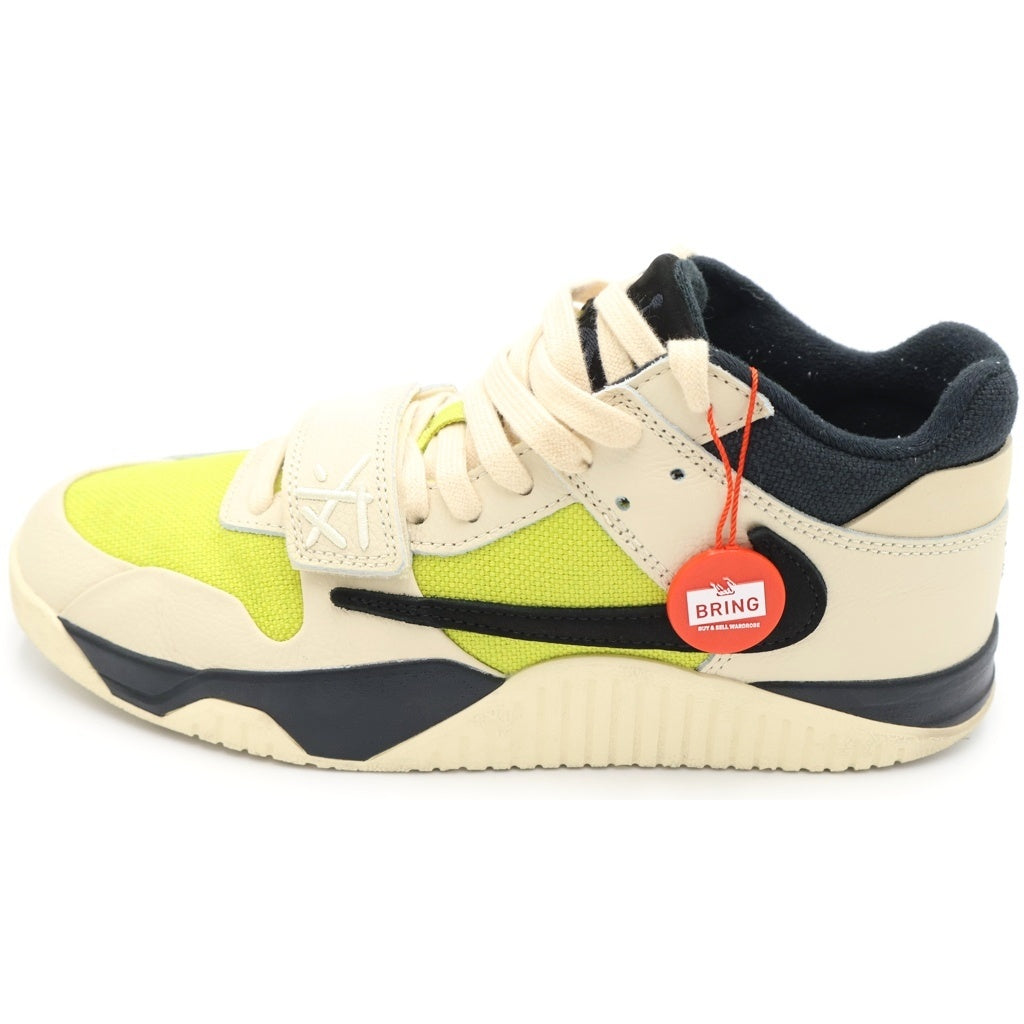 NIKE(ナイキ) ×TRAVISSCOTT JORDAN JUMPMAN JACK CJ1 T-Rexx Bright Cactus ジョーダン ジャンプマンジャック ローカットスニーカー ベージュ US9/27cm FZ8117-102
