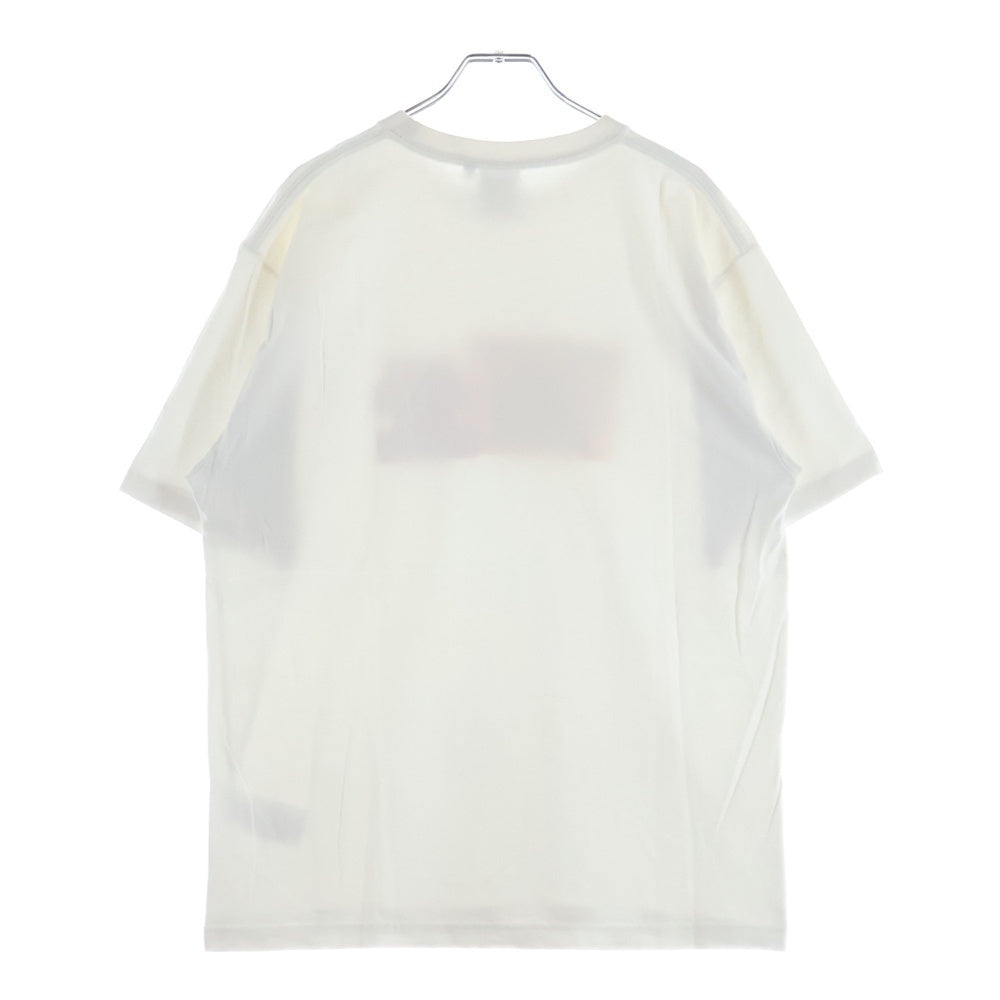 THE BLACK EYE PATCH(ブラックアイパッチ) ×ワコマリア 黒眼帯 天国東京 ロゴプリント クルーネック 半袖Tシャツ カットソー ホワイト