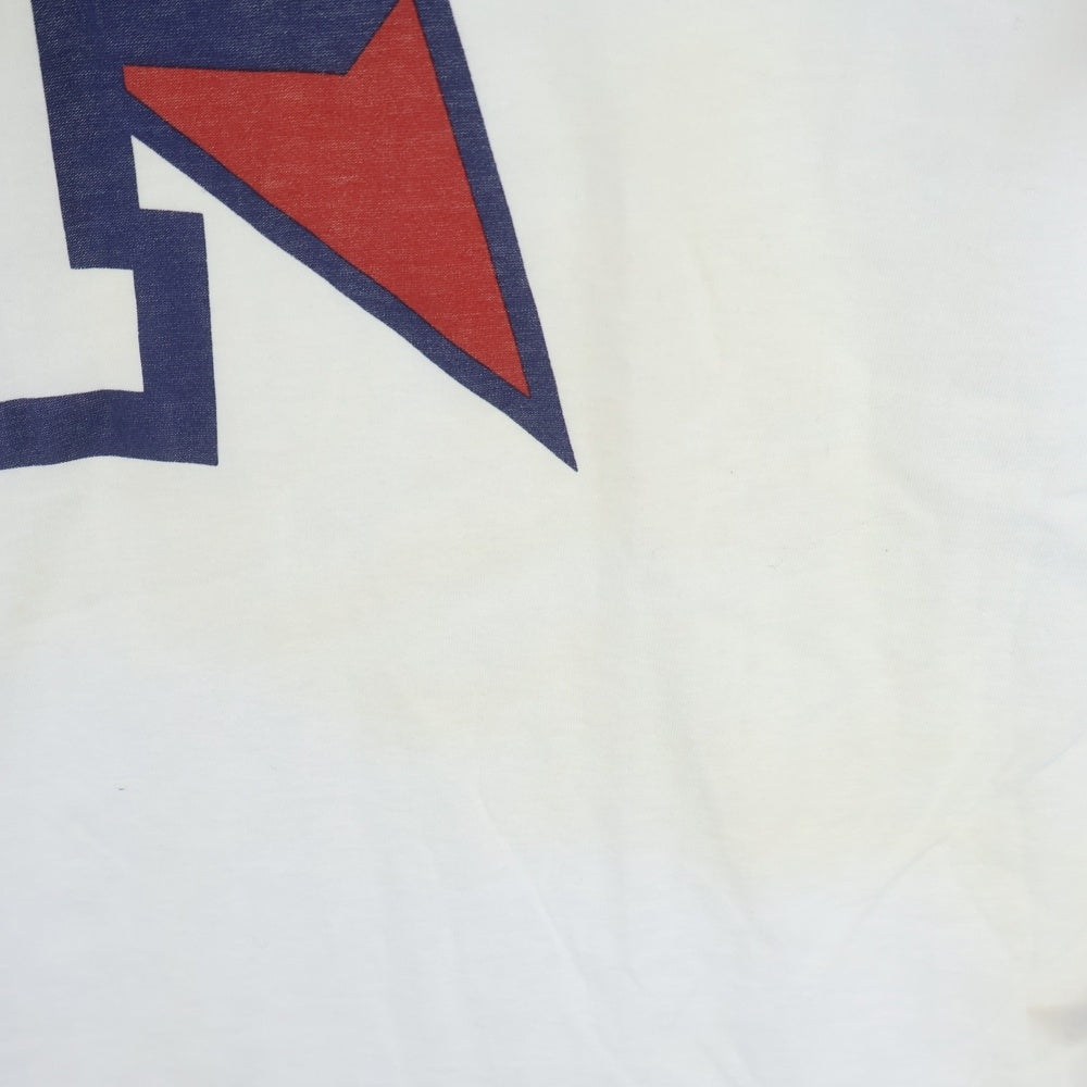 POLO SPORT RALPH LAUREN(ポロスポーツラルフローレン) 90s P WING STAR TEE Pウィングスター 星条旗 プリント クルーネック 半袖Tシャツ カットソー ホワイト