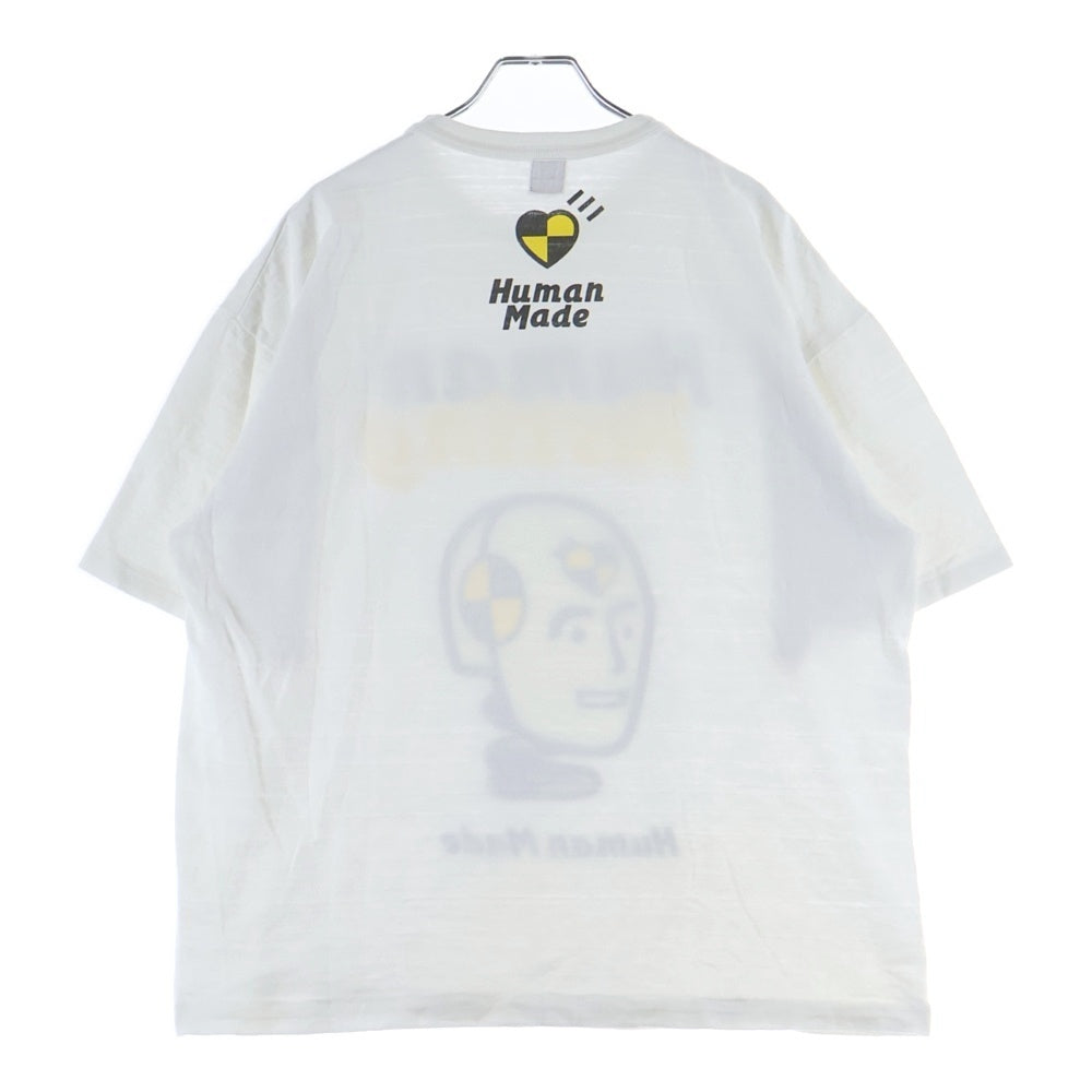 HUMAN MADE(ヒューマンメイド) 22SS × A$AP ROCKY Testing Tee エイサップ・ロッキー テスティング プリント クルーネック 半袖Tシャツ カットソー ホワイト