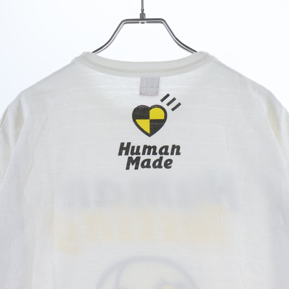 HUMAN MADE(ヒューマンメイド) 22SS × A$AP ROCKY Testing Tee エイサップ・ロッキー テスティング プリント クルーネック 半袖Tシャツ カットソー ホワイト