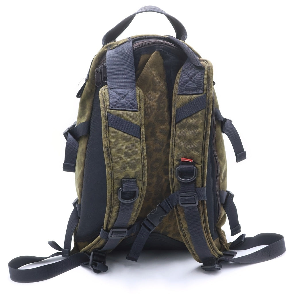 SUPREME(シュプリーム) 04SS Leopard Backpack レオパード バックパック リュック カーキ