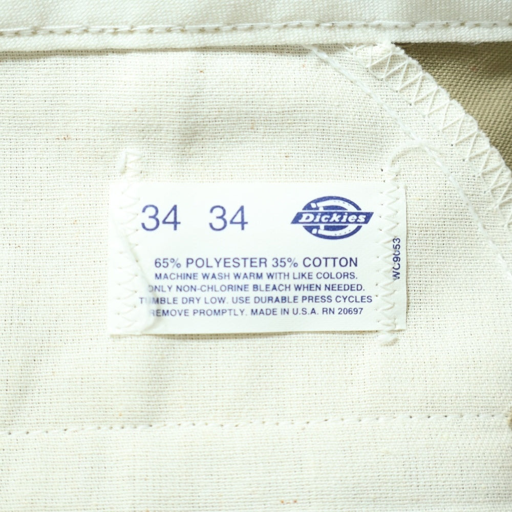 Dickies(ディッキーズ) 80-90s 874 USA製 TALONジップ ワークチノパンツ ベージュ