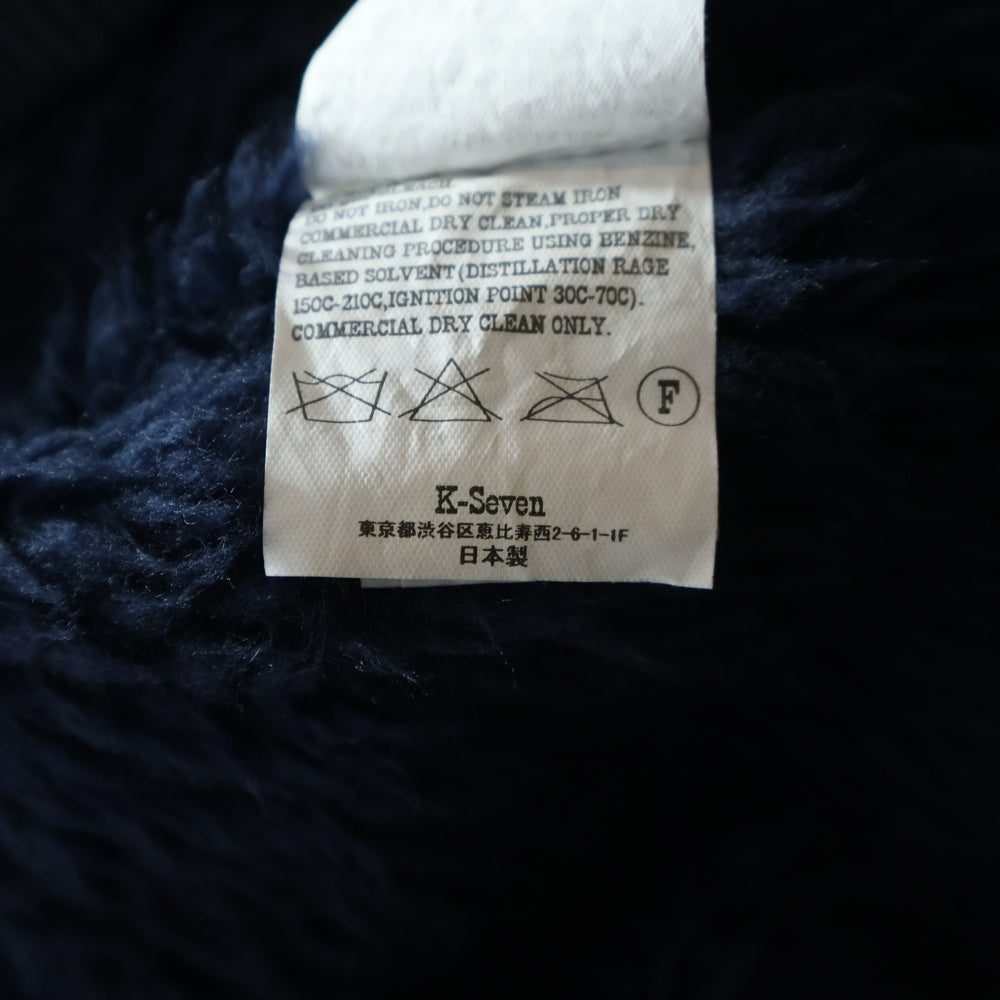 TENDERLOIN(テンダーロイン) 15AW T-COACH JKT PIQUE ロゴワッペン コーデュロイ インナーボア ピケ コーチジャケット ネイビー