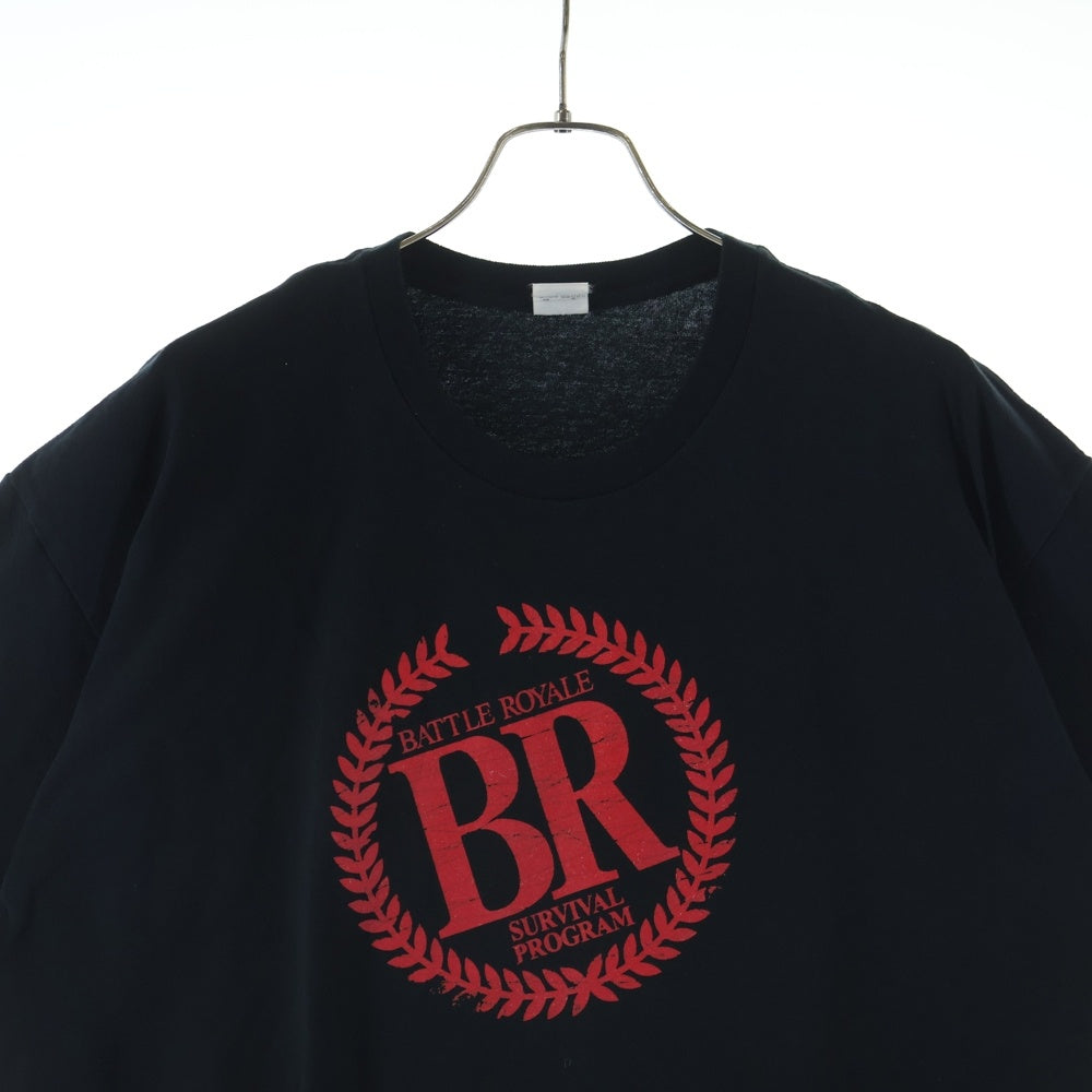 VINTAGE(ヴィンテージ) 00s GILDAN Battle Royale バトルロワイヤル ムービー プリント クルーネック 半袖Tシャツ カットソー ブラック