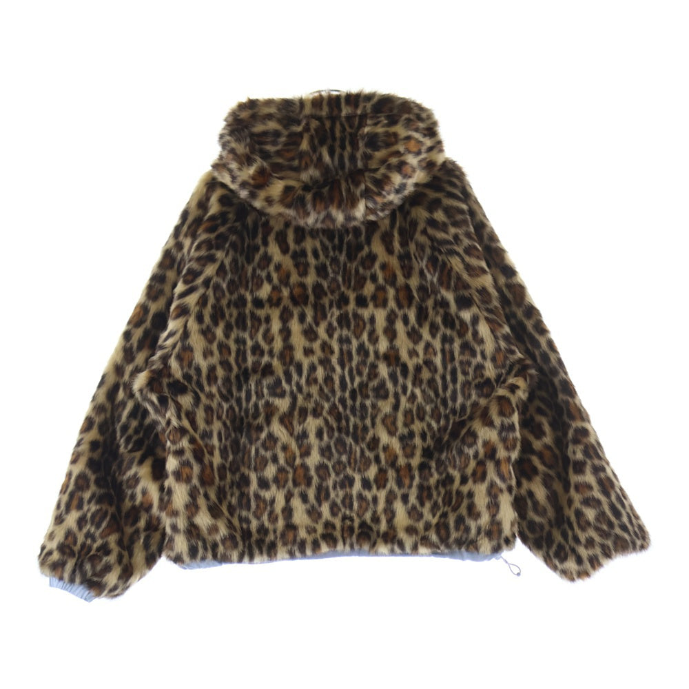 SUPREME(シュプリーム) 25SS Faux Fur Reversible Hooded Track Jacket フェイクファー リバーシブル フーデッド トラックジャケット ブルゾン ホワイト