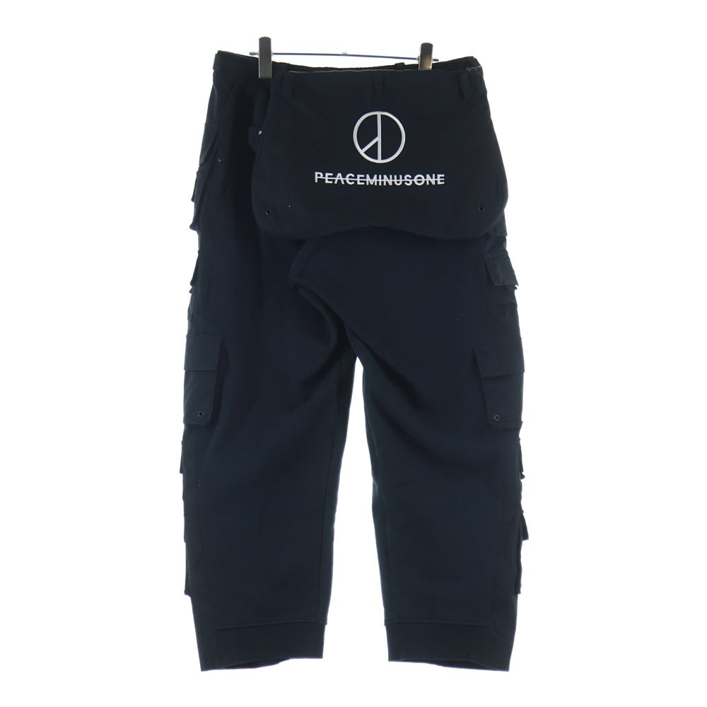 NIKE(ナイキ) ×PEACEMINUSONE ピースマイナスワン 切替 イージーカーゴパンツ ブラック DR0095-010