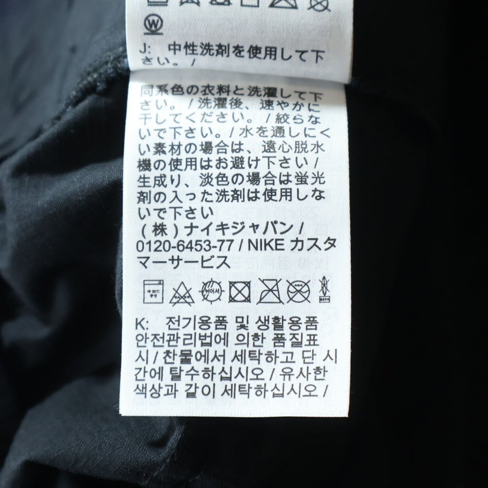 NIKE(ナイキ) ×PEACEMINUSONE ピースマイナスワン 切替 イージーカーゴパンツ ブラック DR0095-010