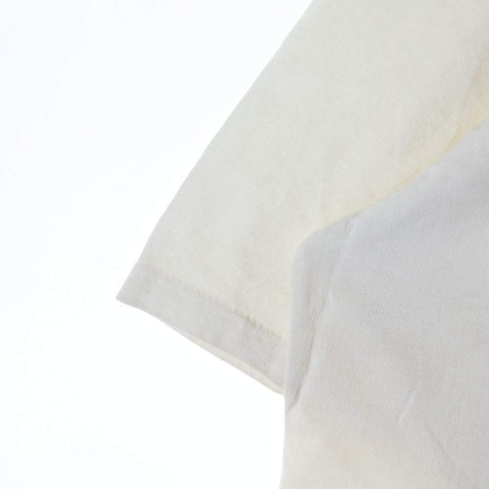 STUSSY(ステューシー) Built Tough Tee Pigment Dyed フロントストックロゴ バックフォトプリント 半袖Tシャツ カットソー ホワイト