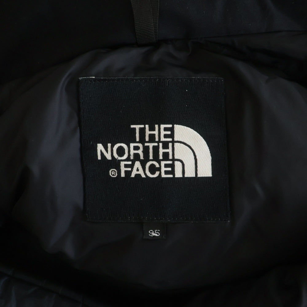 THE NORTH FACE(ザノースフェイス) SUMMIT JACKET ロゴ刺繍 ジップアップ フーディー サミット ダウンジャケット ブラック NFD00063