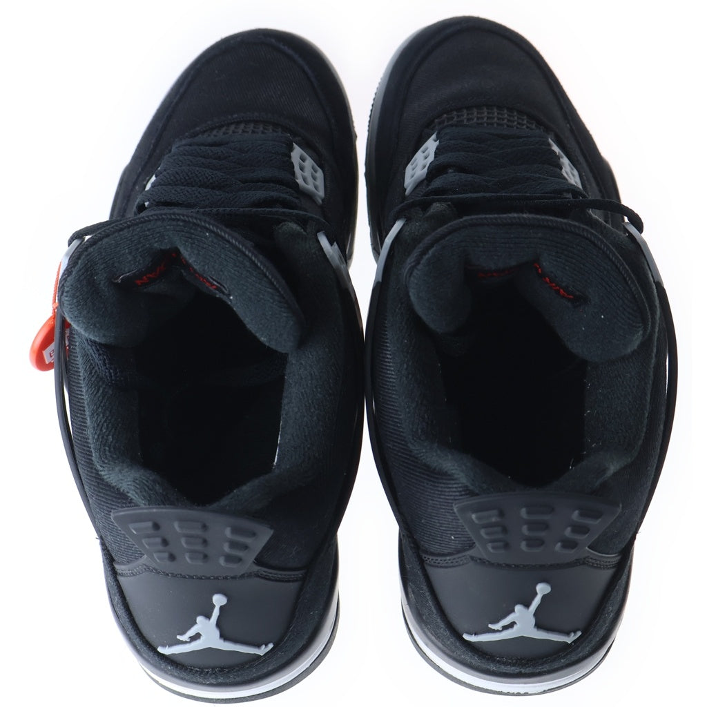 NIKE(ナイキ) AIR JORDAN 4 SE BLACK AND LIGHT STEEL エアジョーダン4 SE ブラック アンド ライト スティール ハイカットスニーカー ブラック US10/28cm DH7138-006