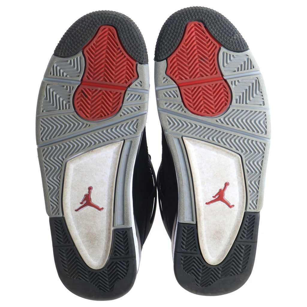 NIKE(ナイキ) AIR JORDAN 4 SE BLACK AND LIGHT STEEL エアジョーダン4 SE ブラック アンド ライト スティール ハイカットスニーカー ブラック US10/28cm DH7138-006