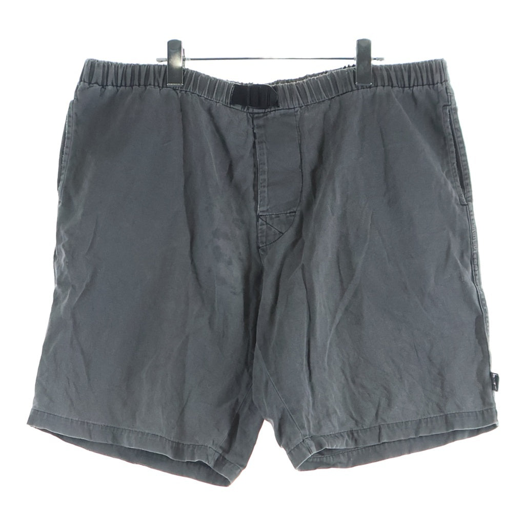 STUSSY(ステューシー) 80s OLD STUSSY 黒タグ ベルト付き イージーショーツ ハーフパンツ グレー
