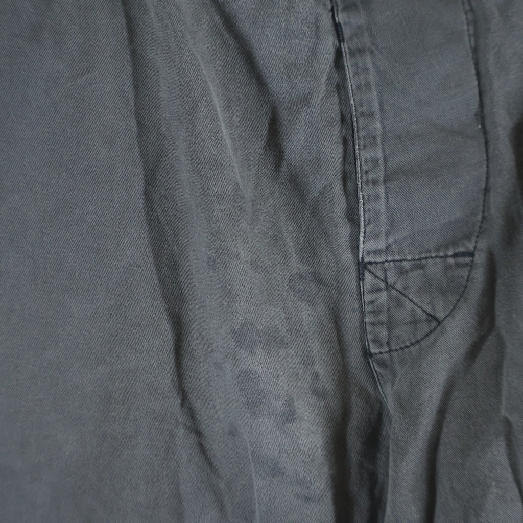 STUSSY(ステューシー) 80s OLD STUSSY 黒タグ ベルト付き イージーショーツ ハーフパンツ グレー