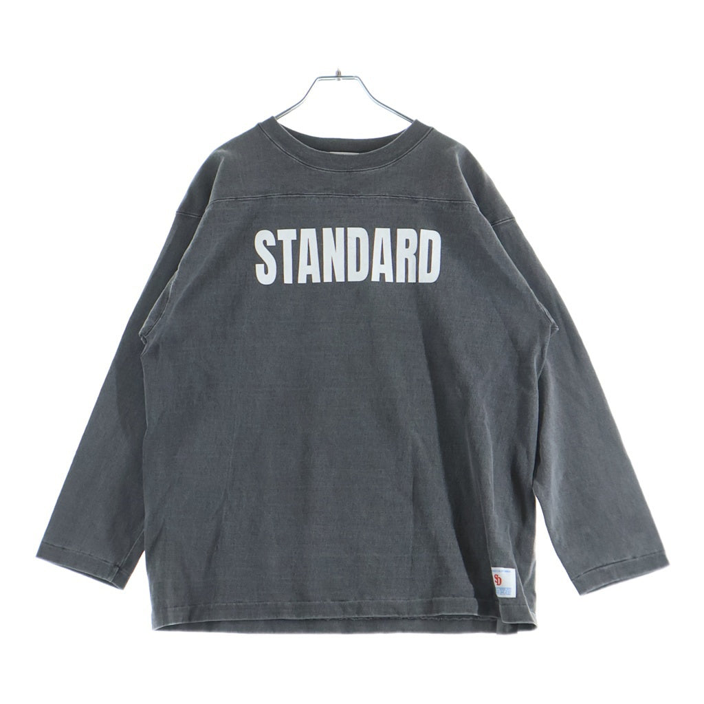 STANDARD CALIFORNIA(スタンダード カリフォルニア) Heavyweight Football ヘビーウェイト フットボール 長袖Tシャツ グレー