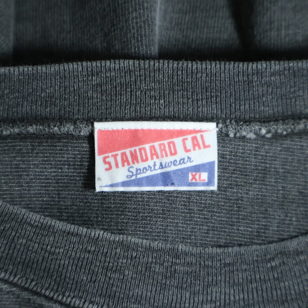 STANDARD CALIFORNIA(スタンダード カリフォルニア) Heavyweight Football ヘビーウェイト フットボール 長袖Tシャツ グレー