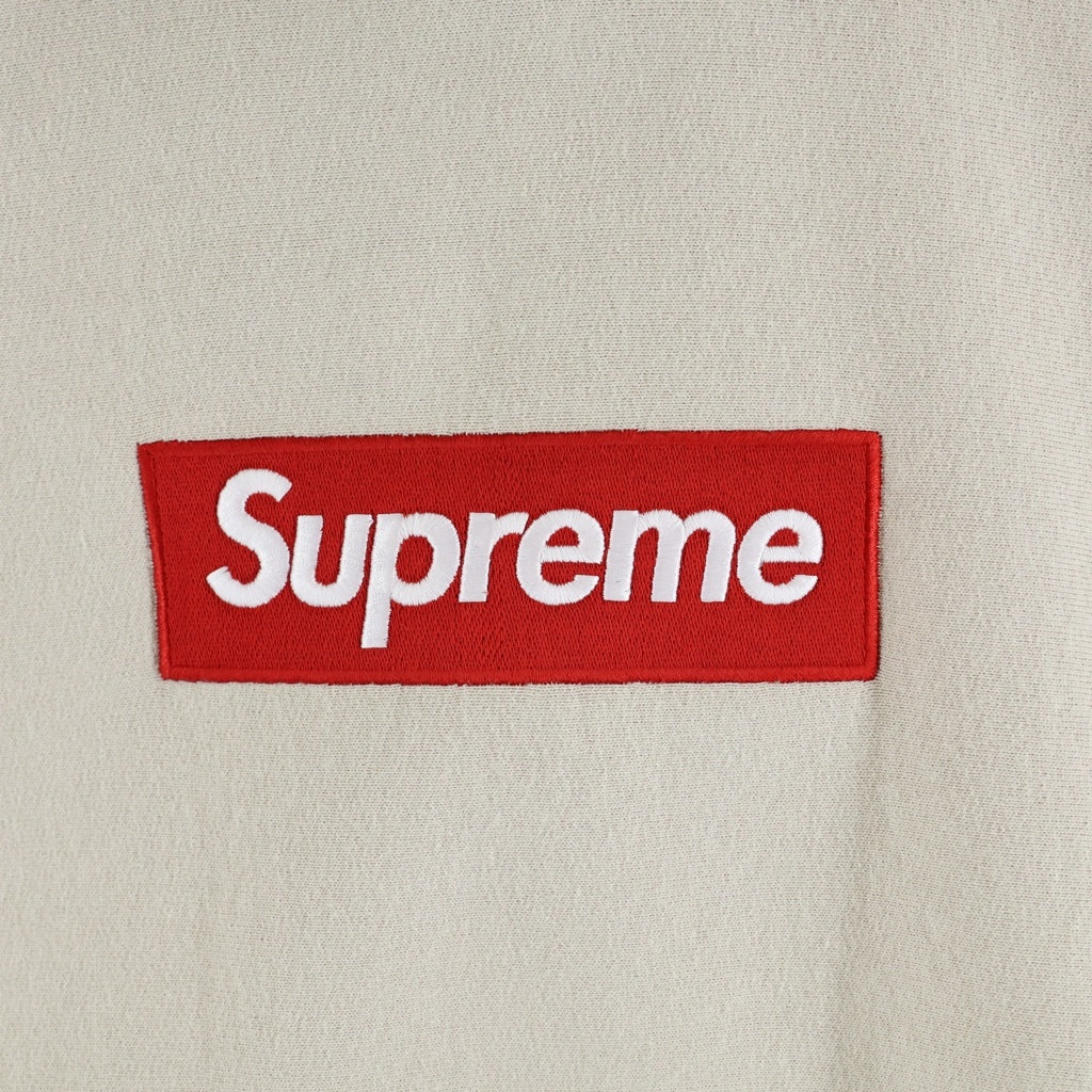 SUPREME(シュプリーム) 24AW Box Logo Hooded Sweatshirt ボックスロゴ プルオーバースウェット パーカー アイボリー
