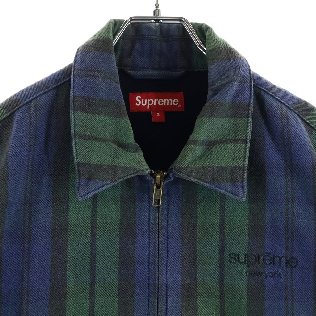 SUPREME(シュプリーム) 16AW Denim Herrington Jacket デニムハリントンジャケット ブルゾン ネイビー/グリーン
