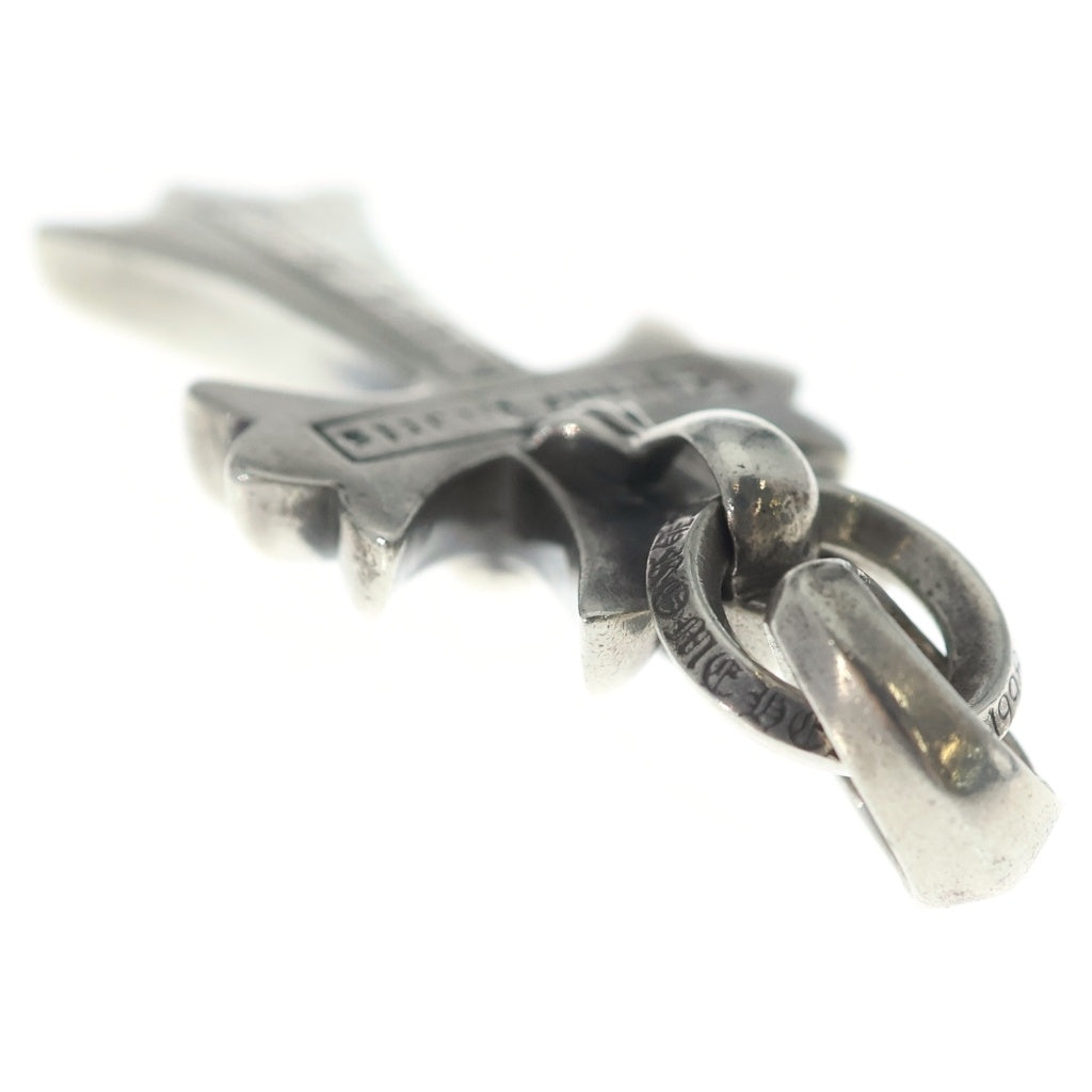CHROME HEARTS(クロムハーツ) CH CRS SML W/BALE Wベイル スモールCHクロス ペンダントトップ シルバー BCA218