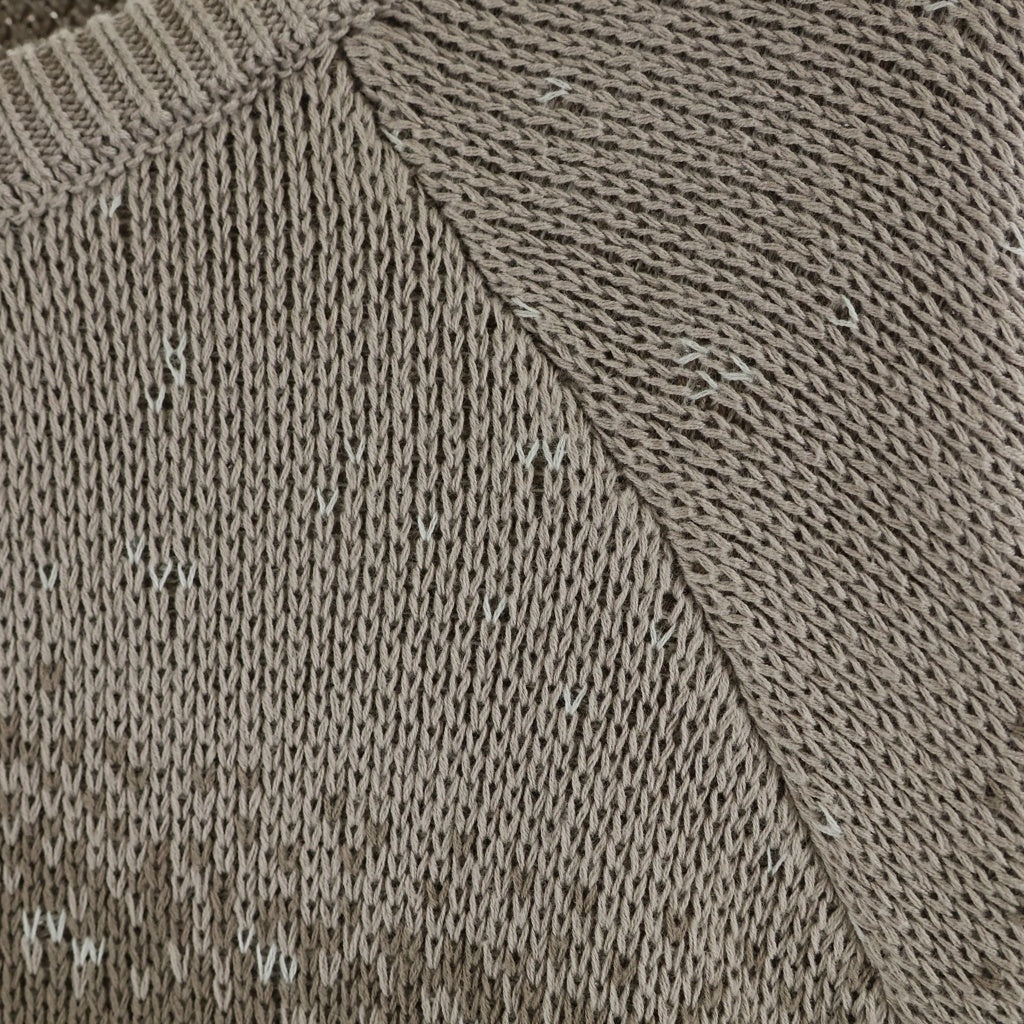 Dime(ダイム) Magic Heavy Crew Knit Slate マジックヘビークルーネックニットセーター ブラウン