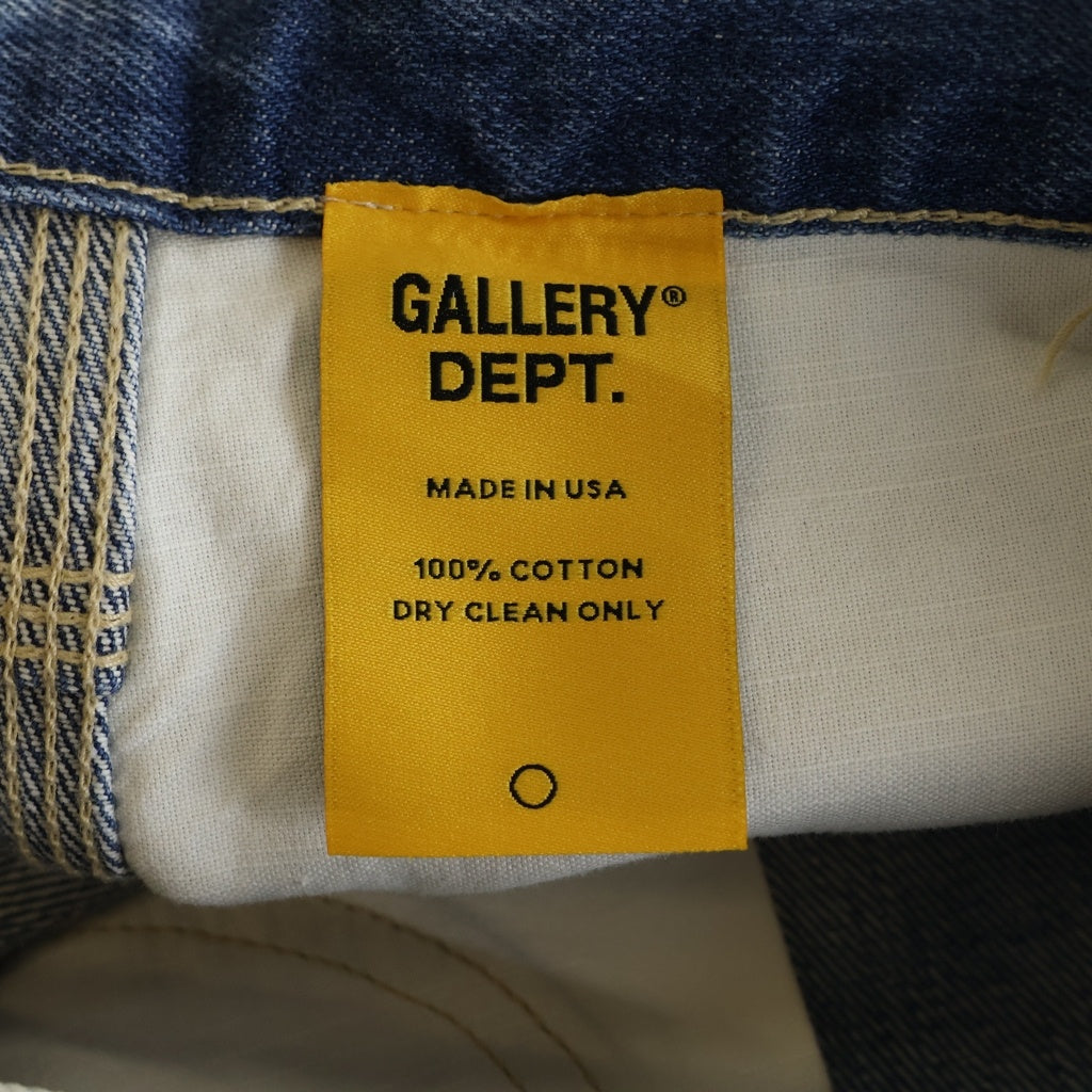 GALLERY DEPT.(ギャラリーデプト) ペイント ダメージ加工 デニムショーツ ハーフパンツ インディゴ