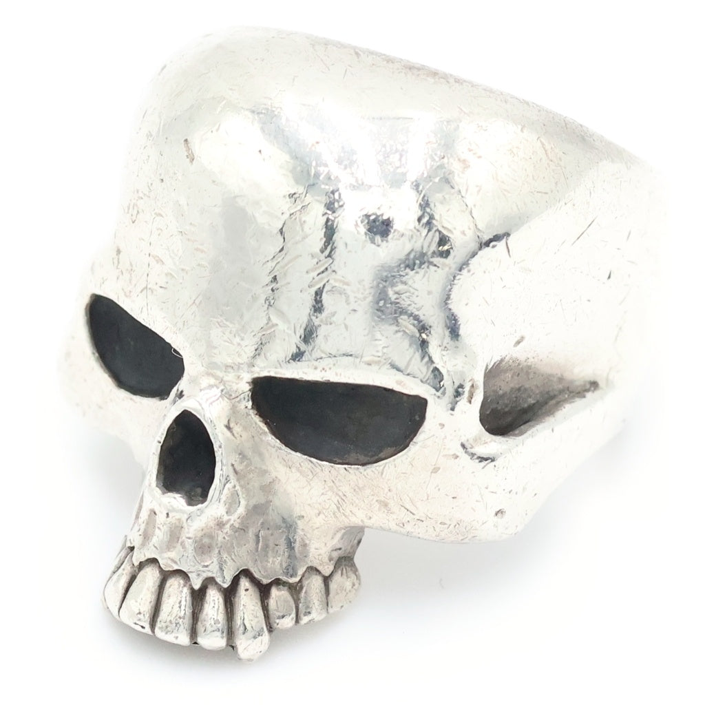 CRAZY PIG(クレイジーピッグ) EVIL SKULL RING ラージ スカルリング シルバー