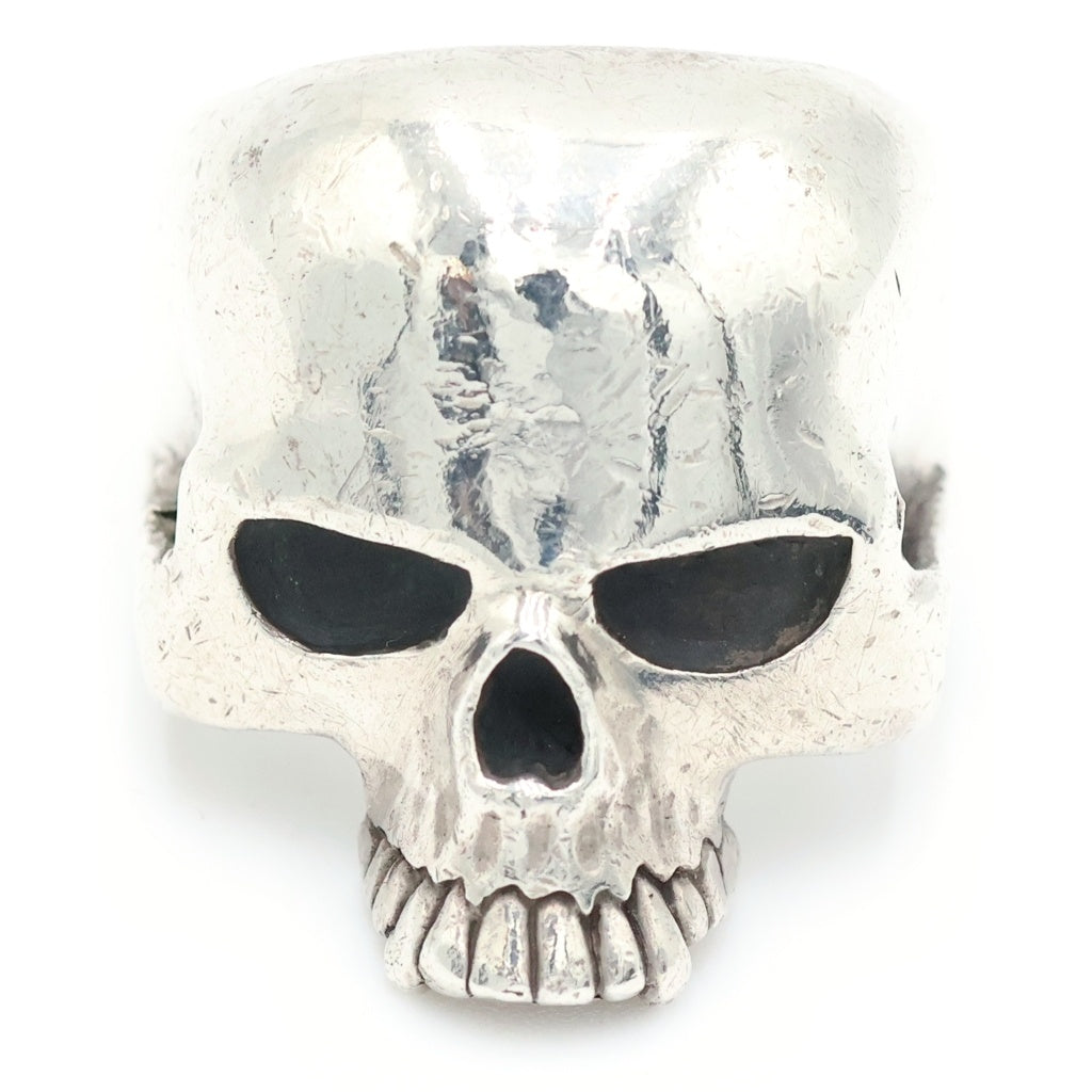CRAZY PIG(クレイジーピッグ) EVIL SKULL RING ラージ スカルリング シルバー