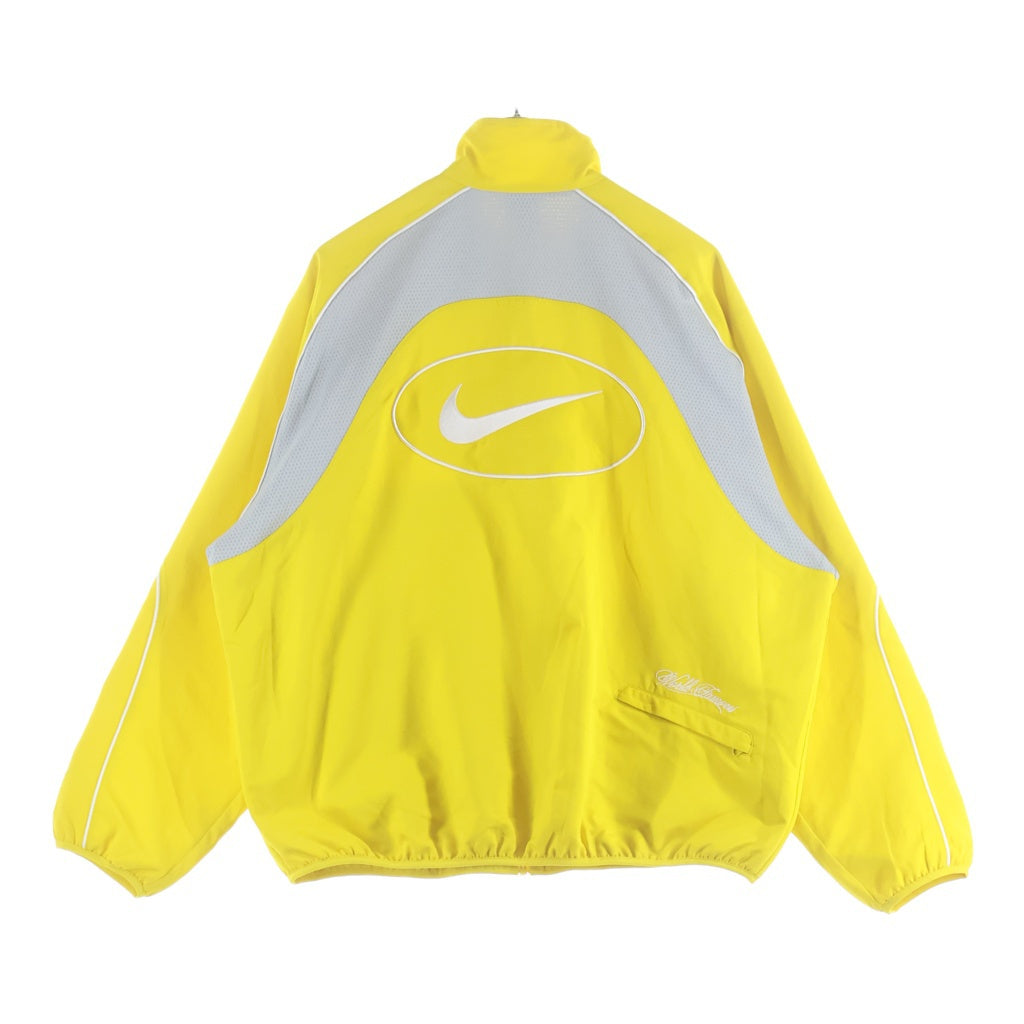 SUPREME(シュプリーム) 25SS Track Jacket ロゴ刺繍 ジップアップ ナイロンジャケット イエロー HF9622-735