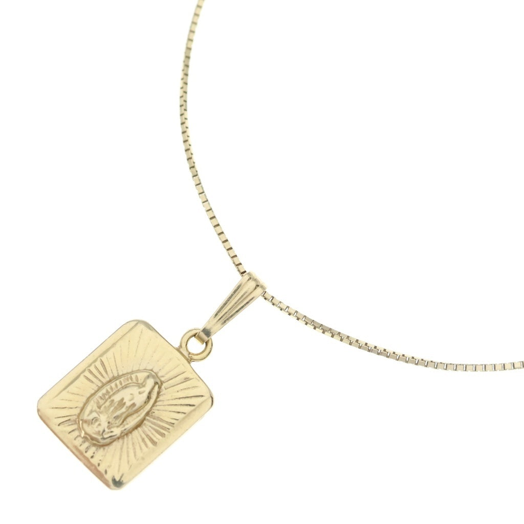 SUPREME(シュプリーム) 14SS K14 Virgin of Guadalupe Pendant ヴァージン オブ グアダルーペ マリア ネックレス ゴールド