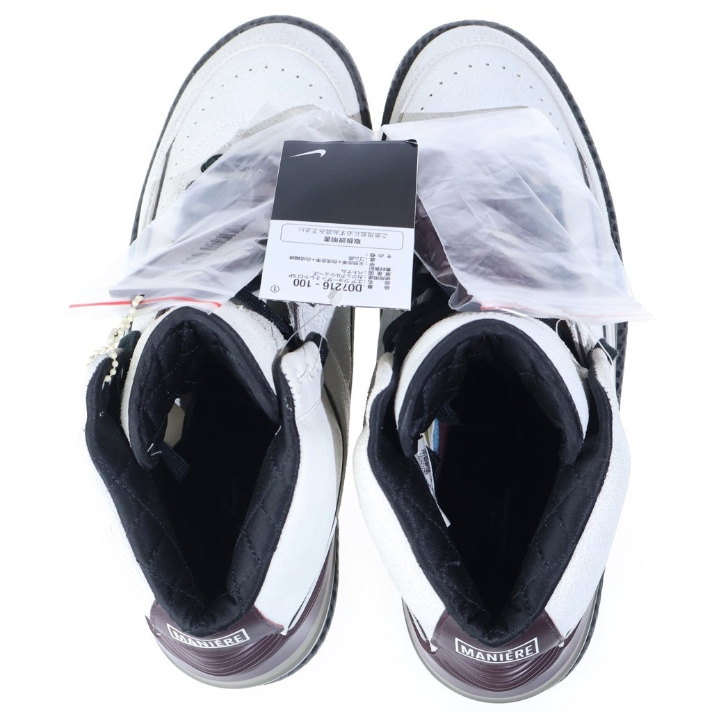 NIKE(ナイキ) ×A MA MANIERE AIR JORDAN 2 RETRO SP ア マ マニエール エアジョーダン 2 レトロ ハイカットスニーカー ホワイト/バーガンディ US11.5/29.5cm DO7216-100