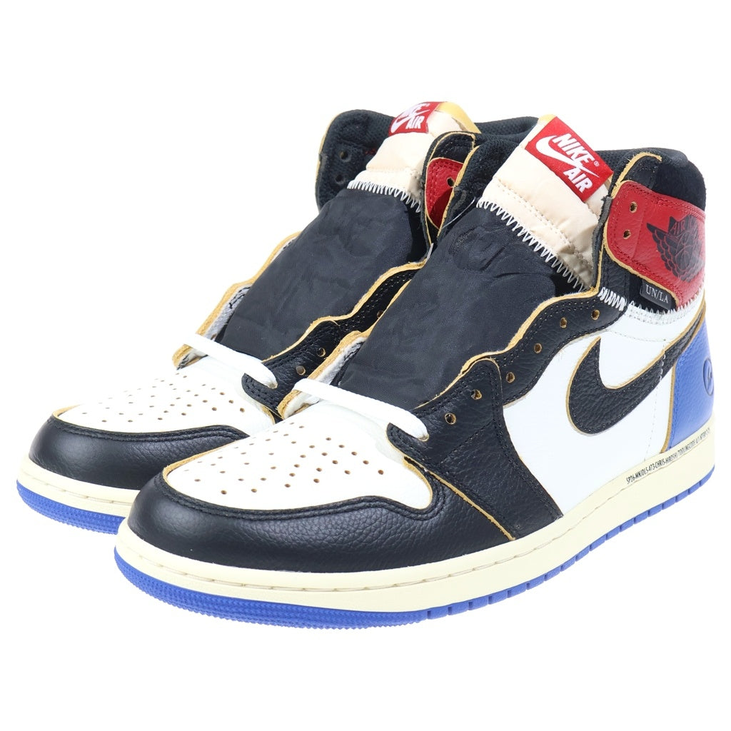 NIKE(ナイキ) Air Jordan 1 High OG fragment design UNION エアジョーダン1 フラグメントデザイン ユニオン ハイカットスニーカー マルチ US11.5/29.5cm IO7847-002