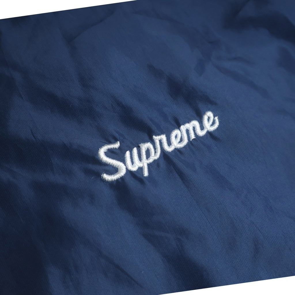 SUPREME(シュプリーム) 11SS ×Champion Warm Up Jacket チャンピオン ロゴ刺繍 ウォームアップジャケット ブルゾン ネイビー