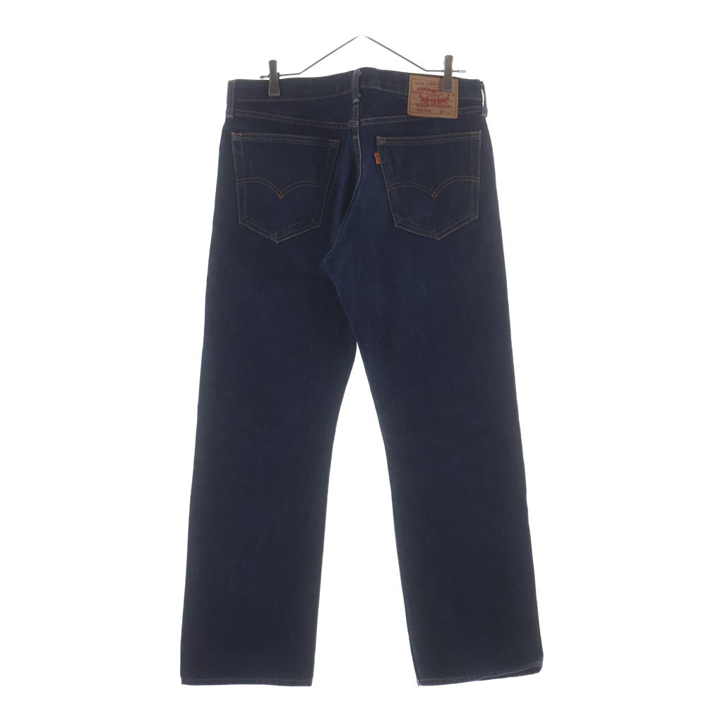 SUPREME(シュプリーム) 12AW ×Levis 505 Jeans Leopard リーバイス 505 ジッパーフライ レオパード切替 スリムストレート デニムパンツ インディゴ